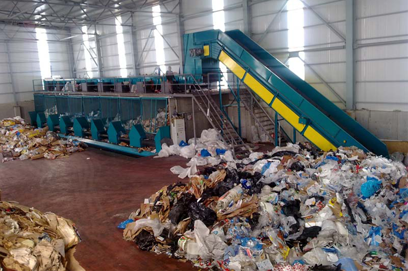 systèmes de recyclage des déchets, installations de recyclage des
